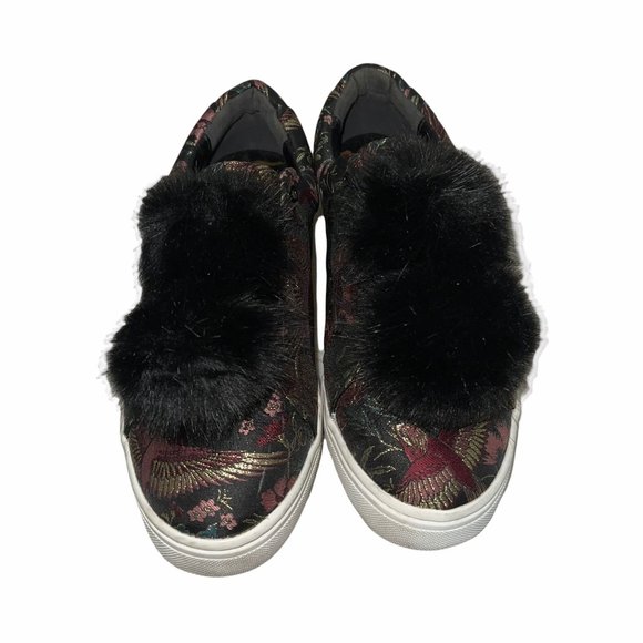 Sam Edelman Leya FF Floral Platform Sneakers 8.5M - Picture 3 of 10